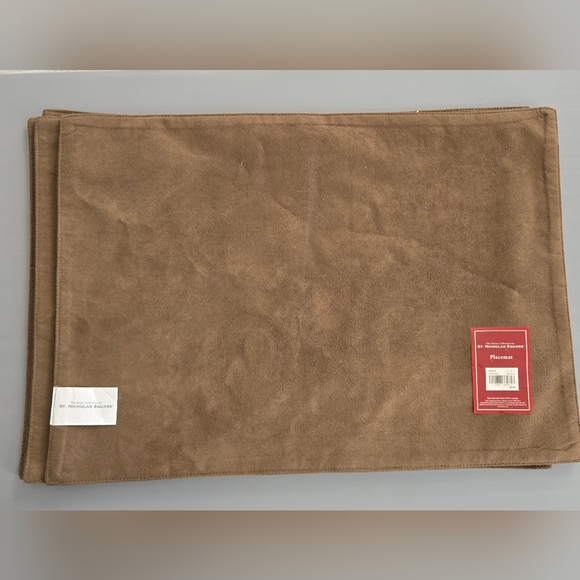 St. Nicholas Square Set Of 4 Western Christmas Placemats Cowboy Snowman - Picture 5 of 7